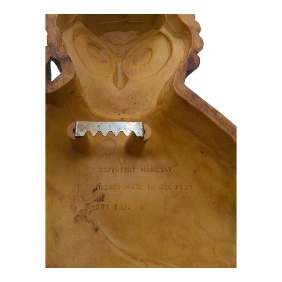 VTG Homco Owl Hanging Plaque Wall Art Hoot Owls 7403 Set of 2 Retro MCM Wildlife - Picture 5 of 11